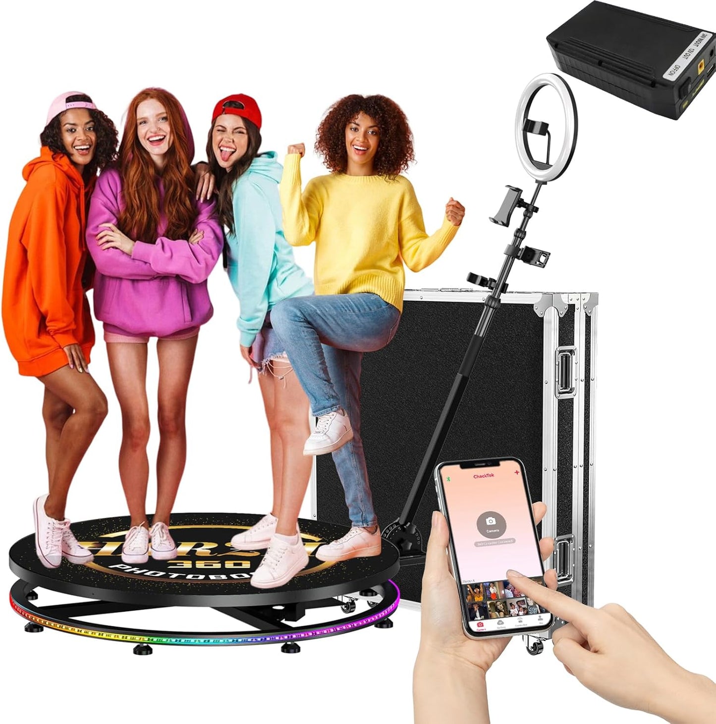 Hope Culture 360 Photo Booth – The Ultimate Event Experience | Premium Features & Free Accessories